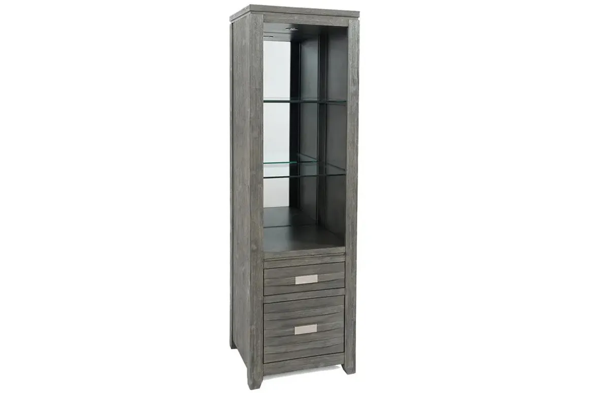 Altamonte Media Pier In Gray, 22 Inch