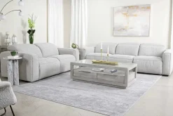 Amara 2 Power Loveseat In Tasmin Granite