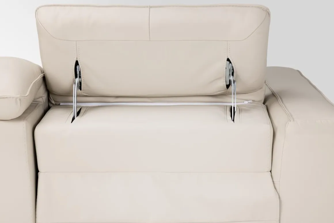 Amara 2 Power Sofa In Tasmin Granite