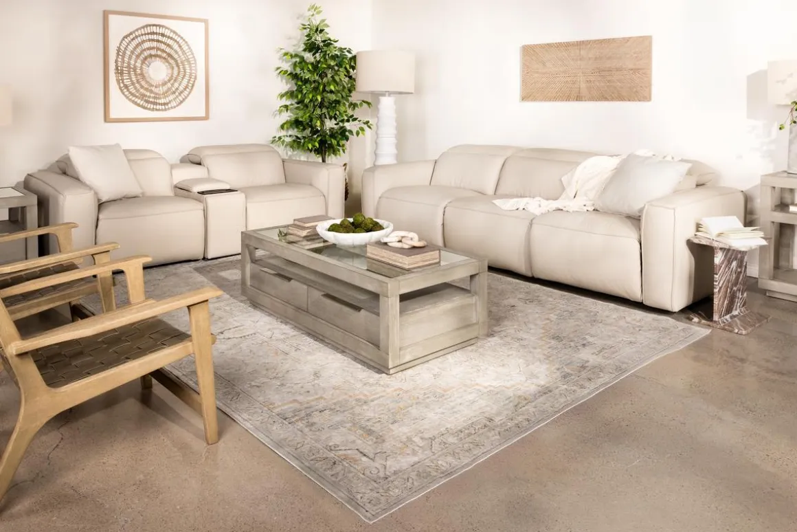Amara 2 Power Sofa In Tasmin Granite
