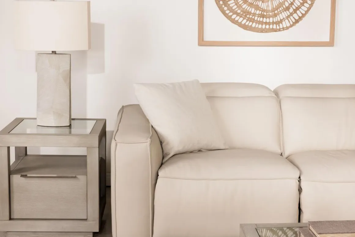 Amara 2 Power Sofa In Tasmin Granite