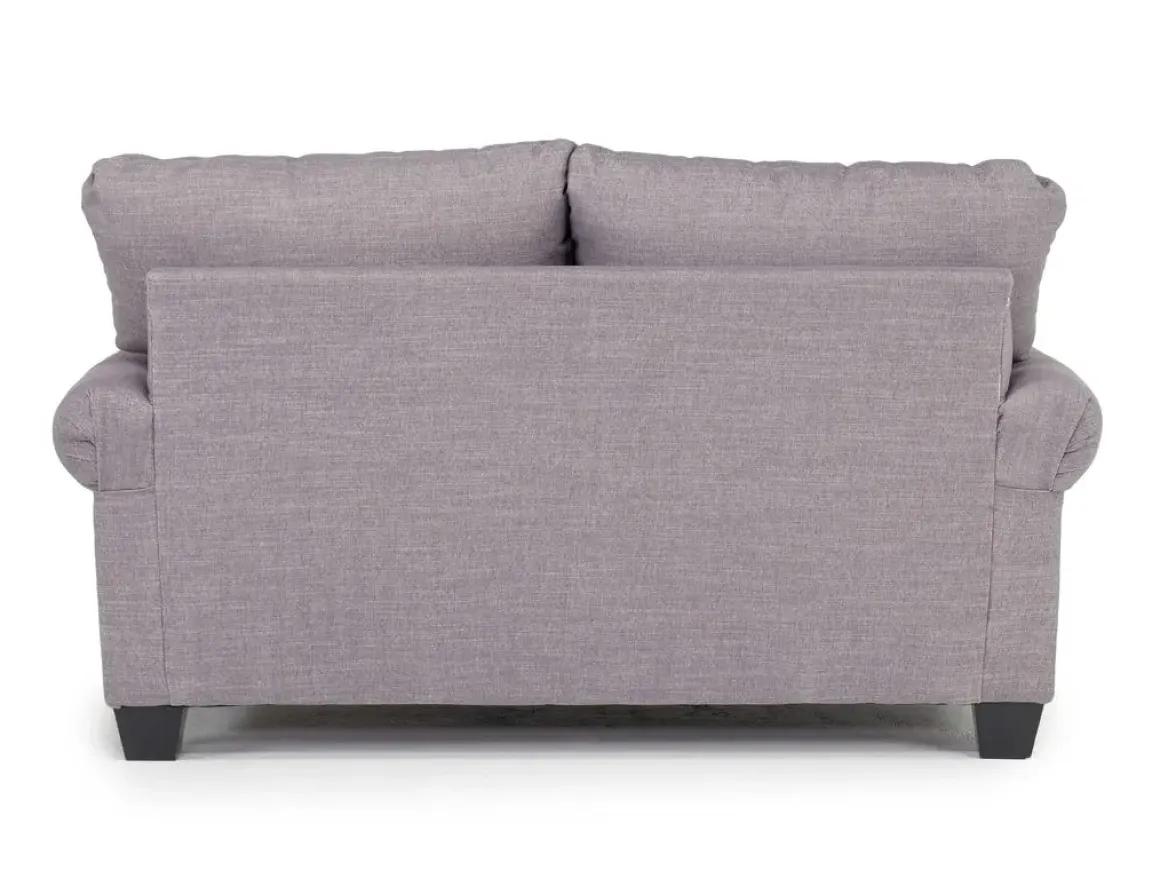 Amelia Crypton Performance Loveseat In Nomad Snow, Down