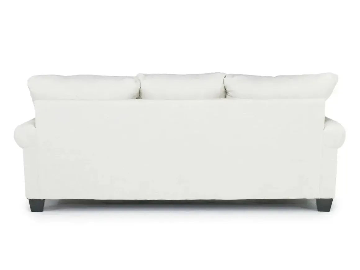 Amelia Crypton Performance Sofa Chaise In Nomad Snow, Down
