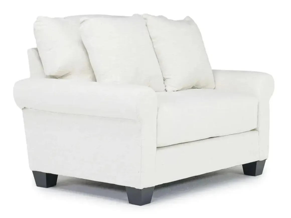 Amelia Crypton Performance Chair In Nomad Snow