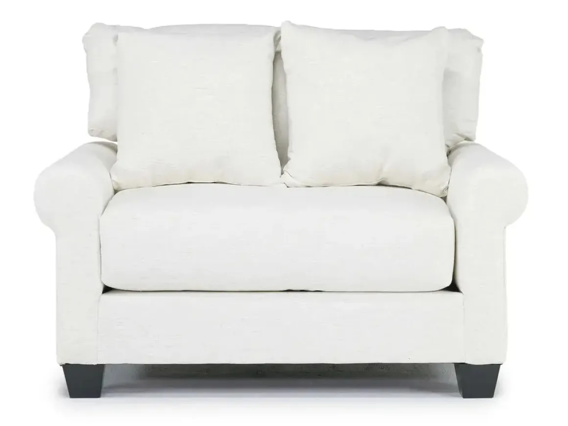 Amelia Crypton Performance Chair In Nomad Snow