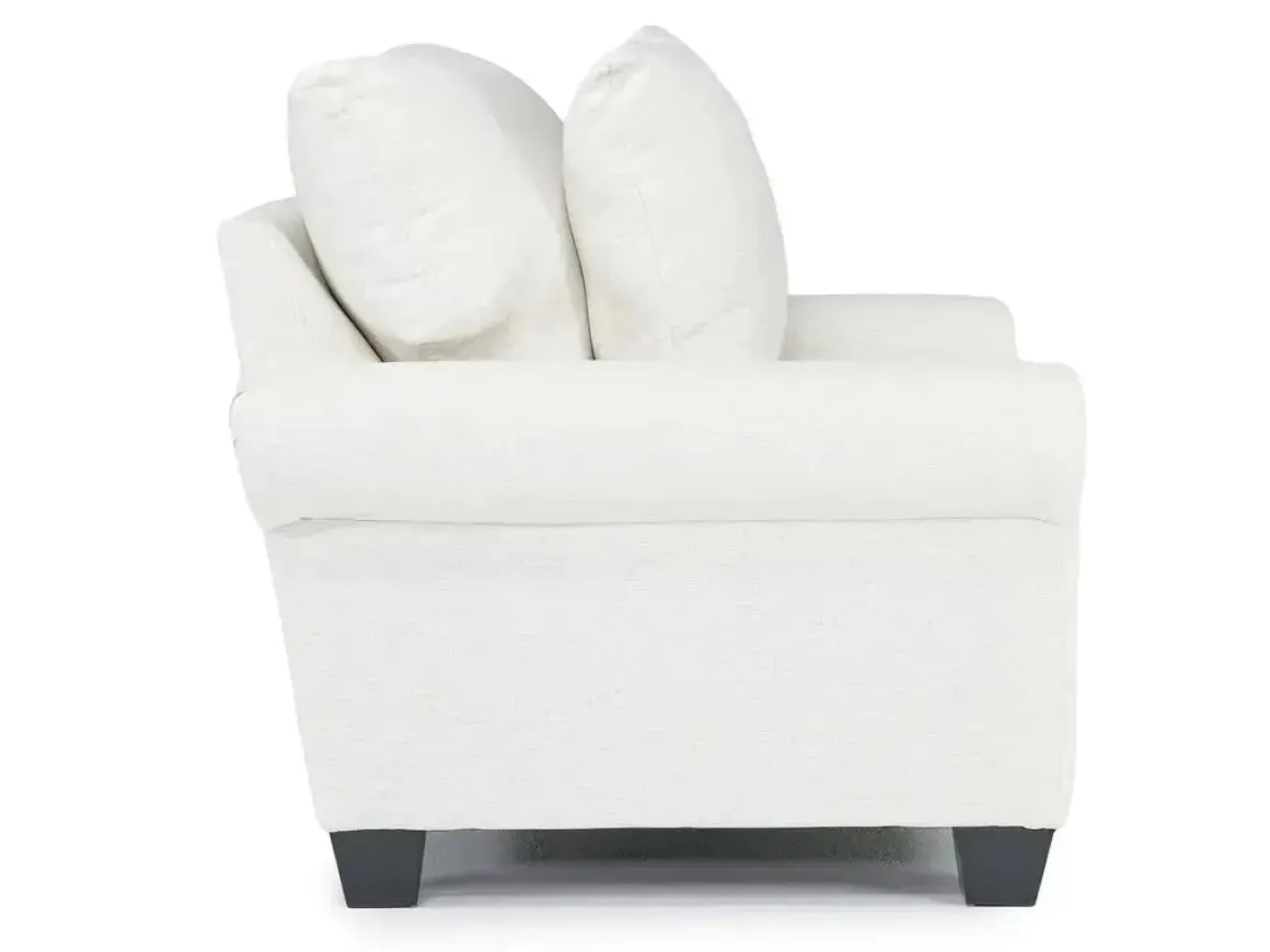 Amelia Crypton Performance Chair In Nomad Snow