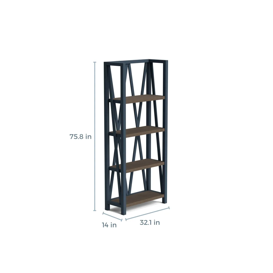 Americana Bookcase In White