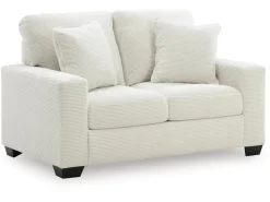 Amesley Sofa & Loveseat In Ivory