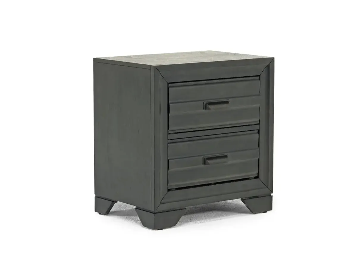 Andes Wall Bed In Charcoal, Twin