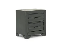 Andes Wall Bed In Charcoal, Twin