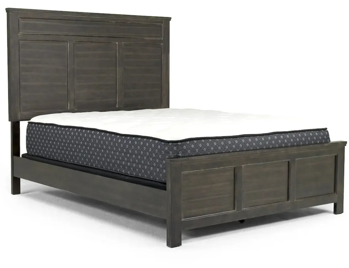 Andover Panel Bed, Dresser, Mirror & Nightstand In White, Twin