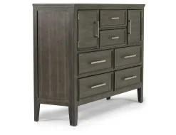 Andover Panel Bed, Dresser, Mirror & Nightstand In White, Twin