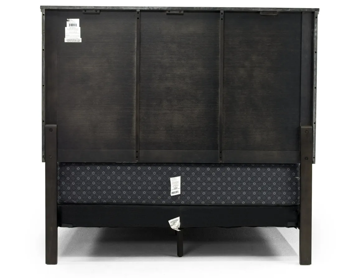 Andover Panel Bed In White, Twin