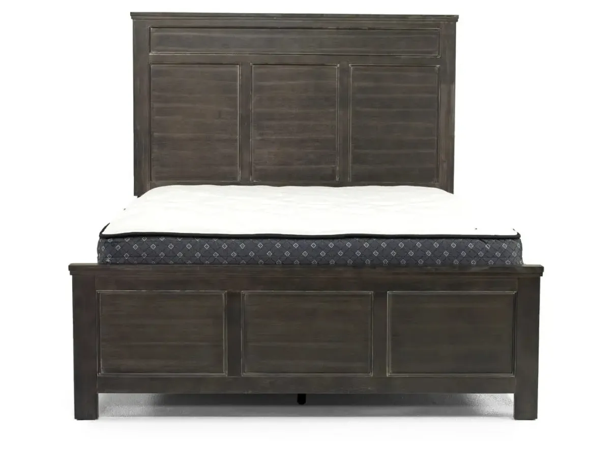 Andover Panel Bed In White, Twin
