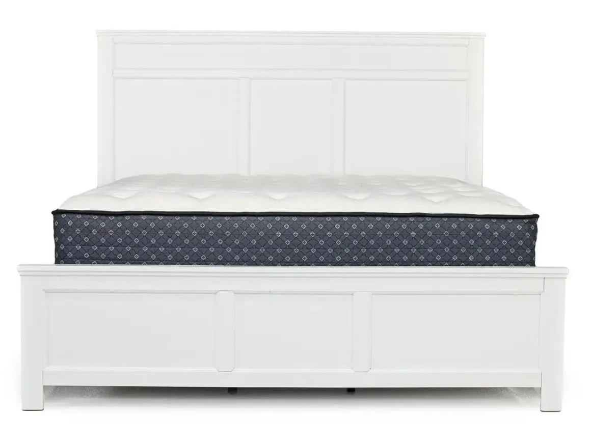 Andover Panel Bed In White, Twin