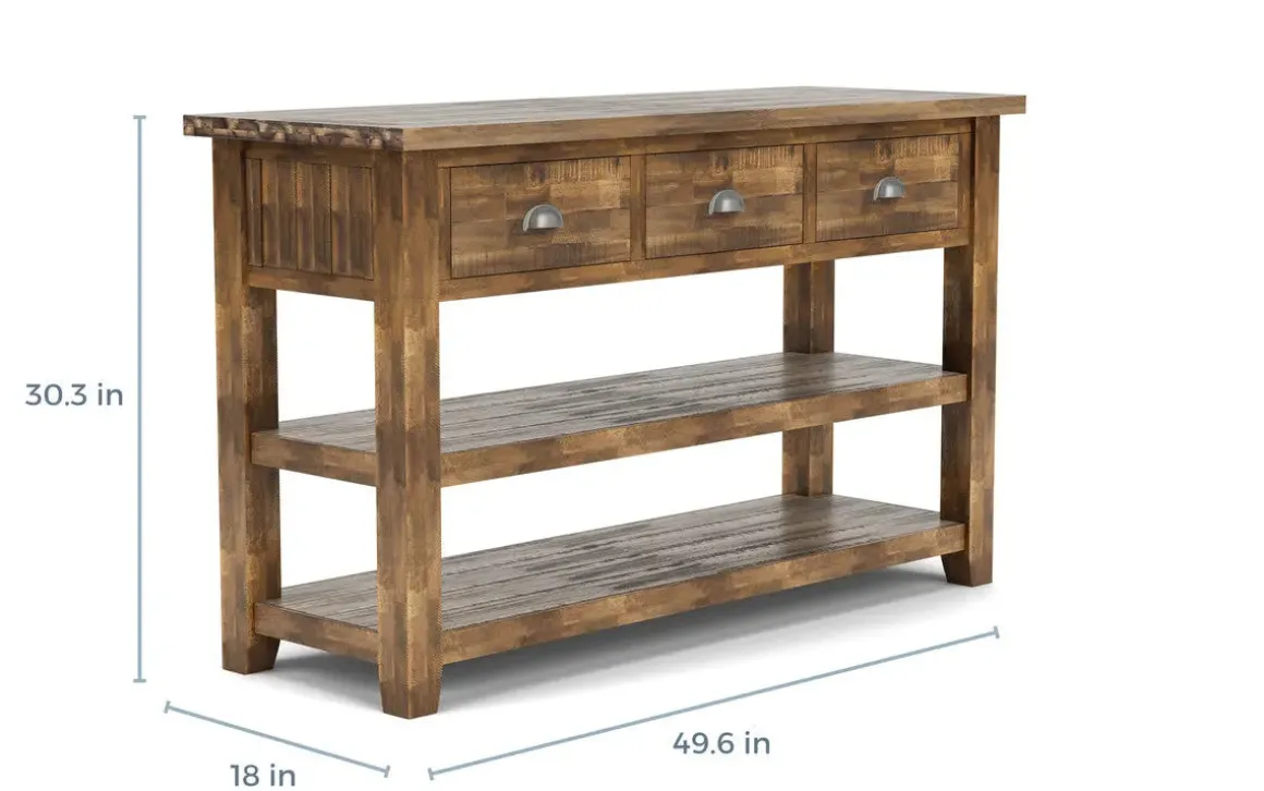 Artisans Sofa Table In Gray