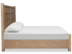 Aspen Valley Panel Bed In Sierra Brown, Queen