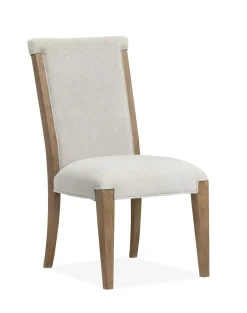 Aspen Valley Stone Top Dining Table & 6 Chairs In Sierra Brown