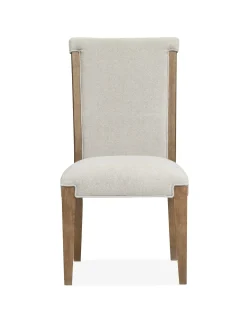 Aspen Valley Stone Top Dining Table & 6 Chairs In Sierra Brown