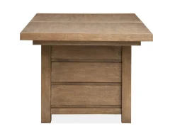 Aspen Valley Trestle Dining Table, 4 Chairs & 2 Upholstered Chairs In Ravenwood Black