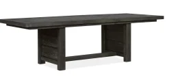 Aspen Valley Trestle Dining Table In Sierra Brown