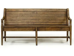 Bay Creek Bench W/ Storage In Light Gray