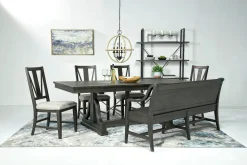 Bay Creek Bench W/ Storage In Light Gray