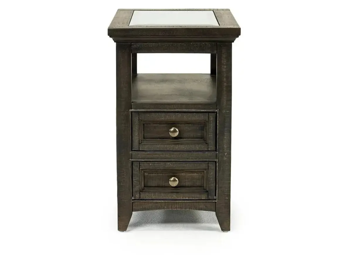 Bay Creek Chairside Table In Graphite