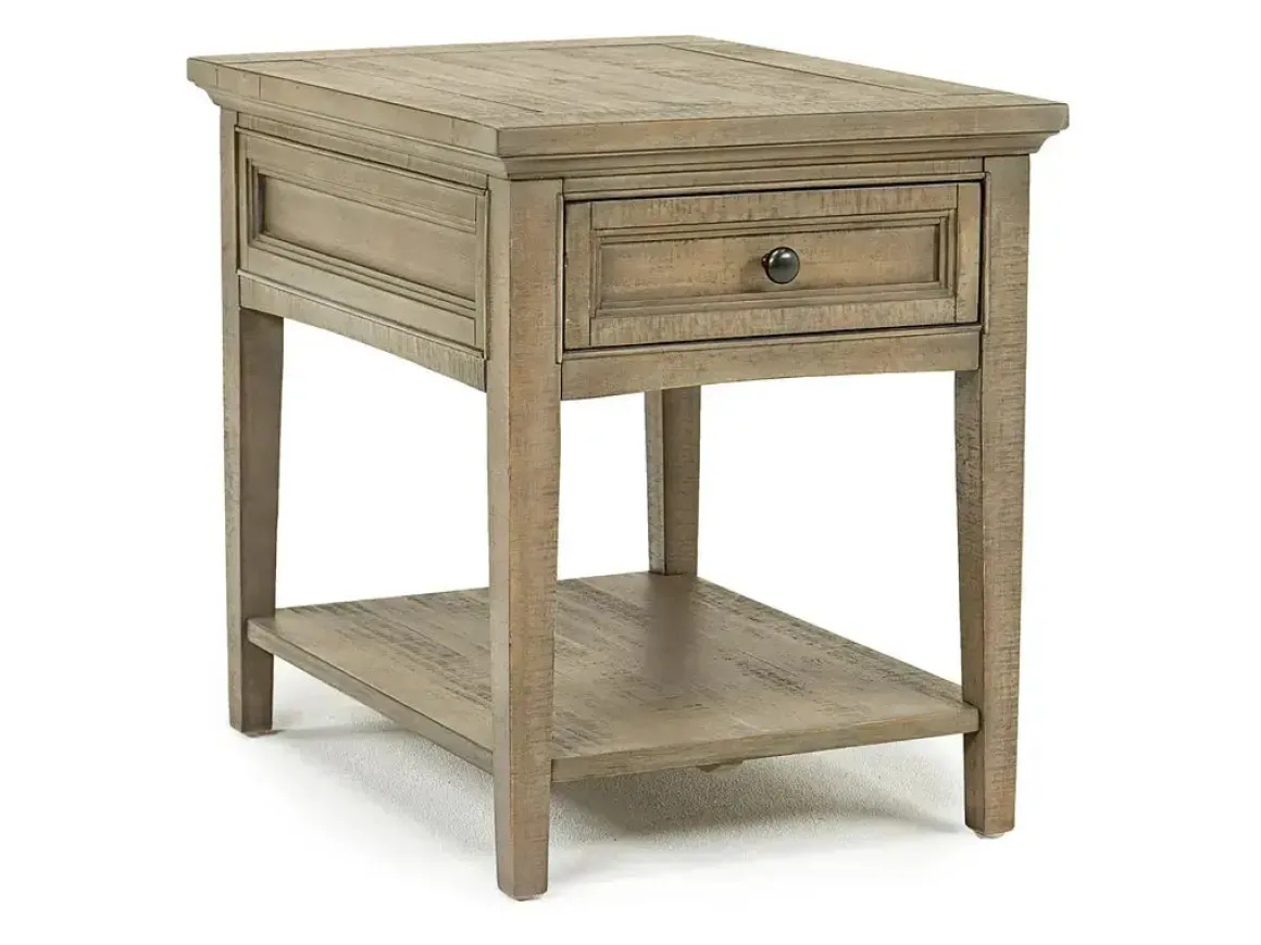 Bay Creek End Table In Graphite, Rectangle