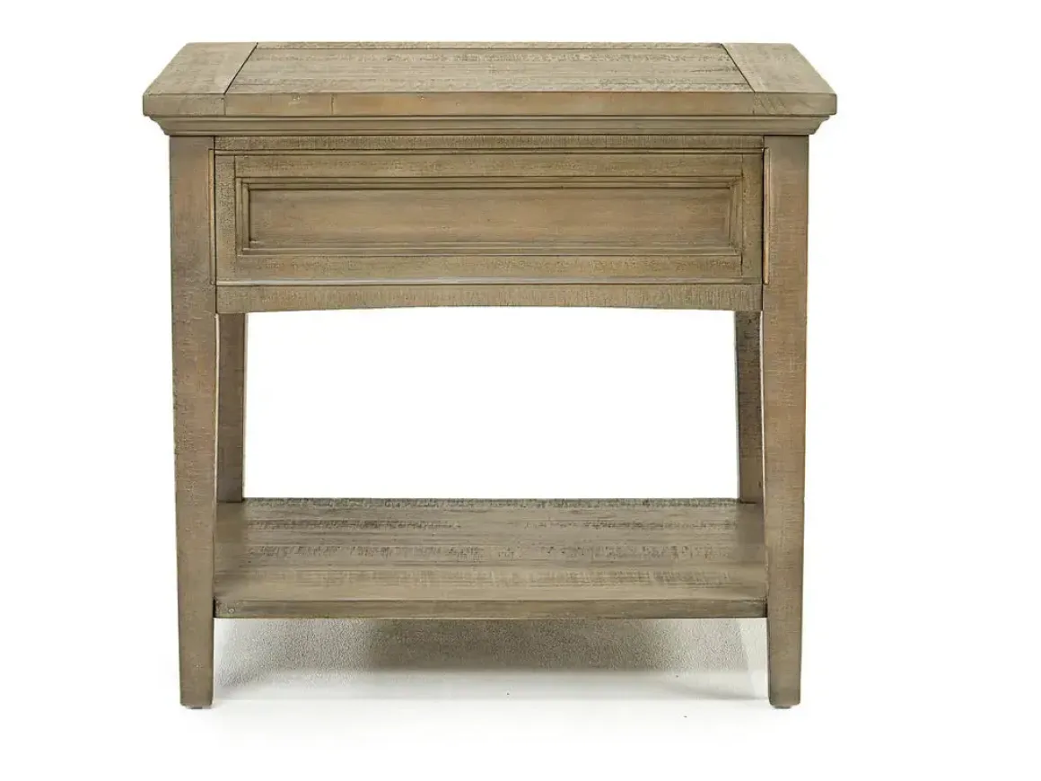 Bay Creek End Table In Graphite, Rectangle