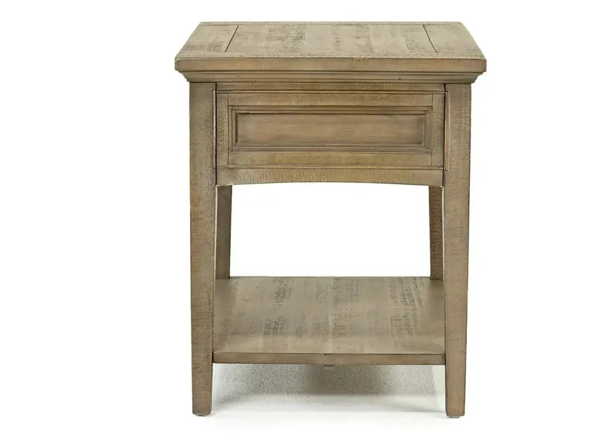 Bay Creek End Table In Graphite, Rectangle