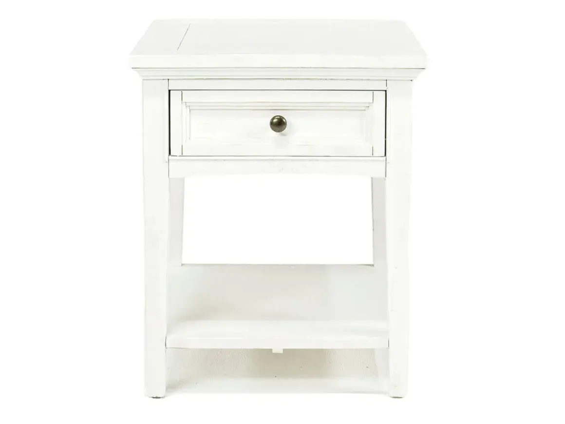Bay Creek End Table In Graphite, Rectangle
