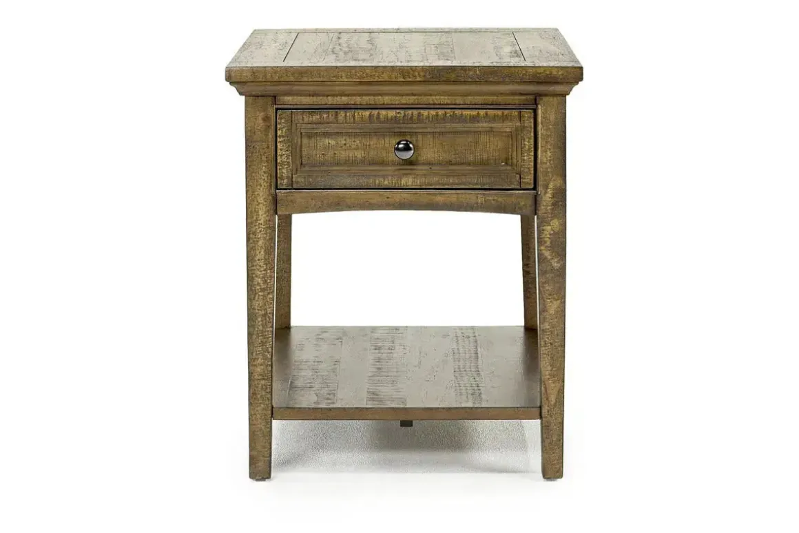 Bay Creek End Table In Graphite, Rectangle