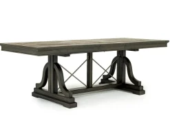 Bay Creek Extendable Dining Table & 6 V-Back Chairs In Toasted Nutmeg