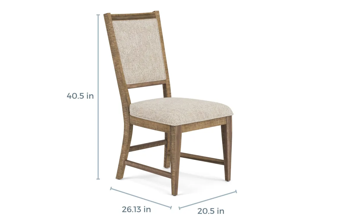 Bay Creek Extendable Dining Table & 6 V-Back Chairs In Toasted Nutmeg