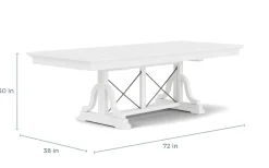 Bay Creek Extendable Dining Table In Graphite