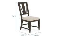 Bay Creek Extendable Dining Table, 4 V-Back Chairs & High Back Bench In Graphite