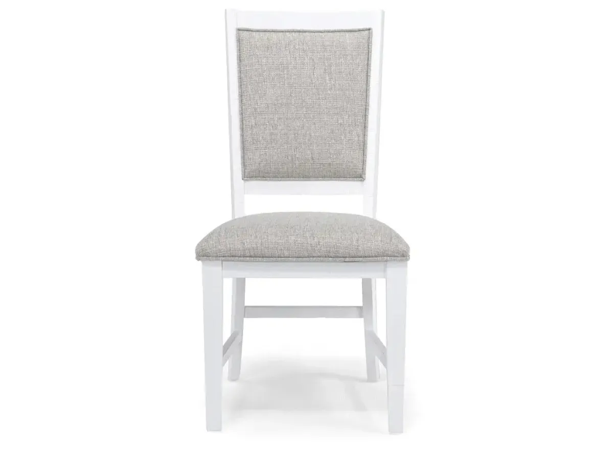 Bay Creek Extendable Dining Table, 4 V-Back Chairs & High Back Bench In Graphite