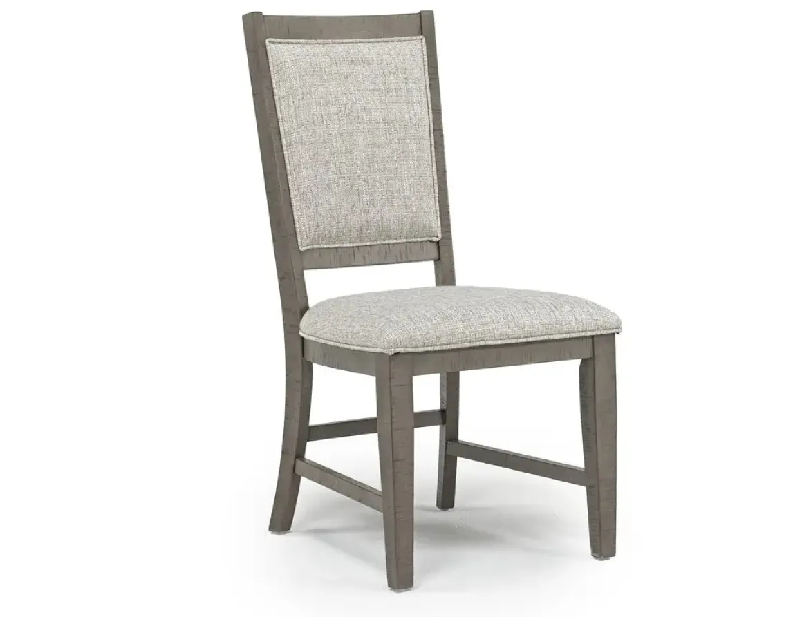 Bay Creek Extendable Dining Table, 4 V-Back Chairs & High Back Bench In Graphite