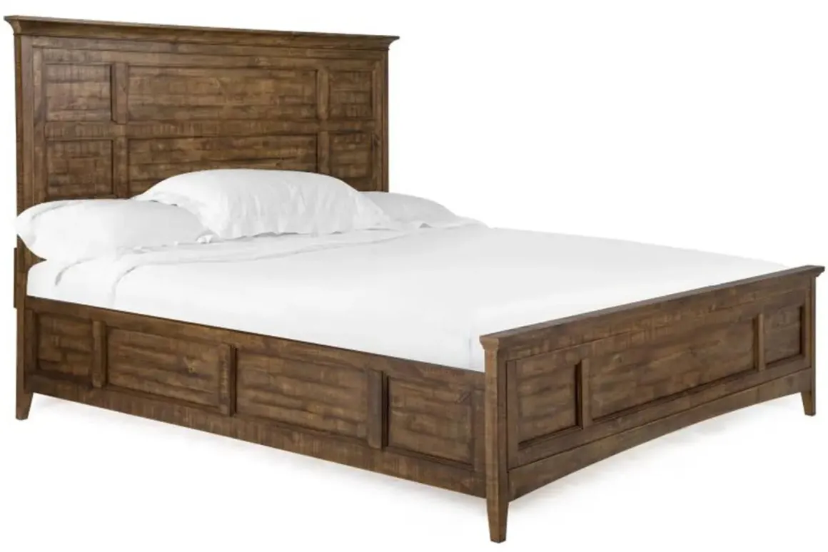 Bay Creek Panel Bed In Light Gray, Queen