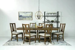 Bay Creek Side Chair In Light Gray, V-Back