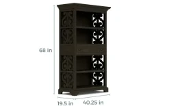 Bellamy Office Bookcase In White