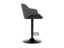 Bentley Adjustable Height Round Pub Table In Black & 2 Eagle Barstools, Swivel