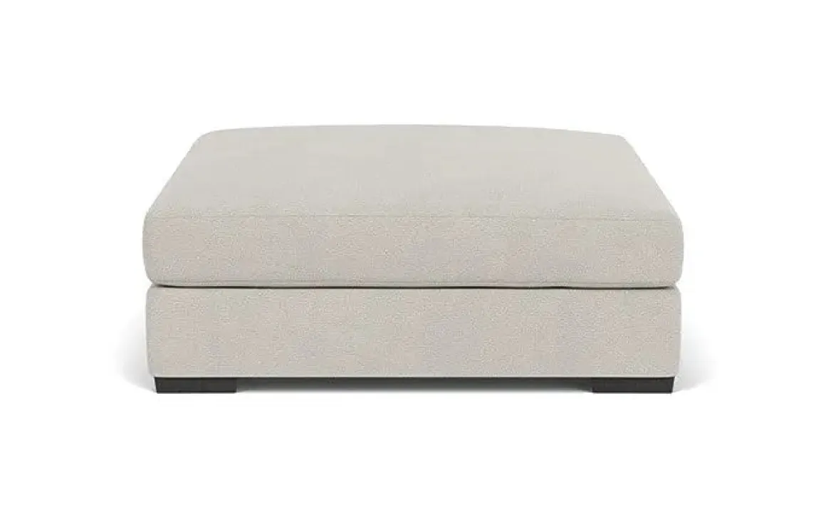 Bermuda Oversized Ottoman In Telly Linen