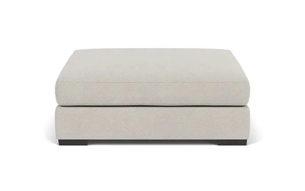 Bermuda Oversized Ottoman In Telly Linen