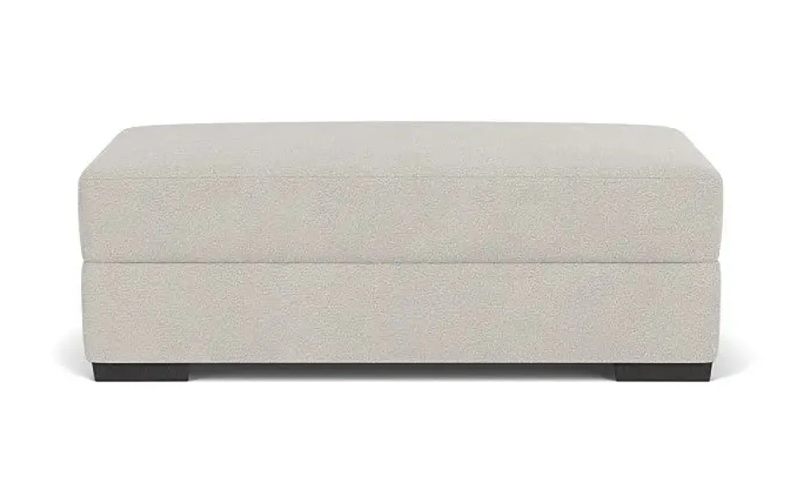 Bermuda Storage Ottoman In Victory Sterling