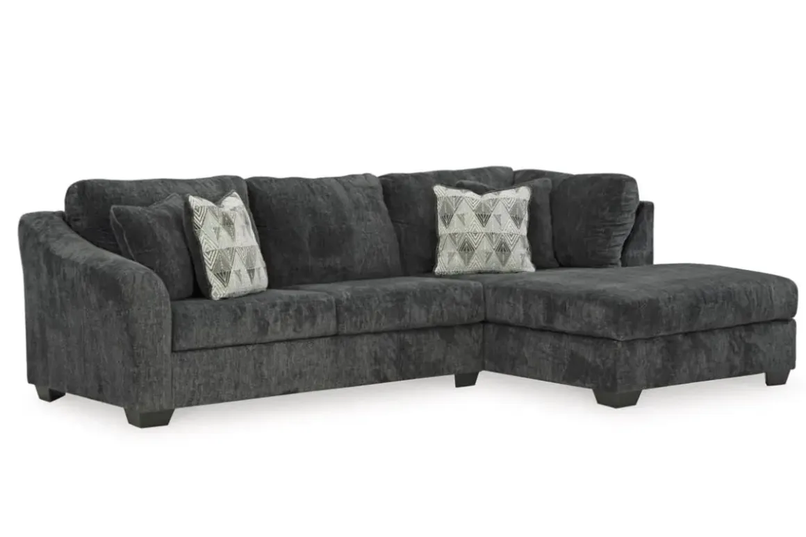 Biddeford Sofa Chaise In Shadow, Left Facing