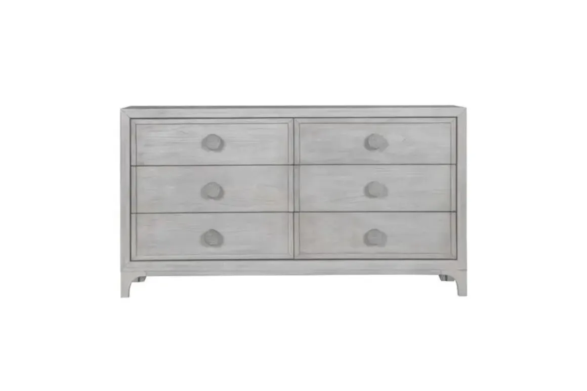 Boho Chic Dresser In Washed White
