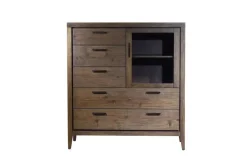 Boracay Armoire In Wild Oats Brown
