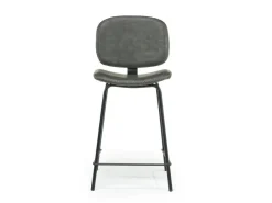 Brennan Round Counter Height Dining Table & 4 Stools In James Mocha